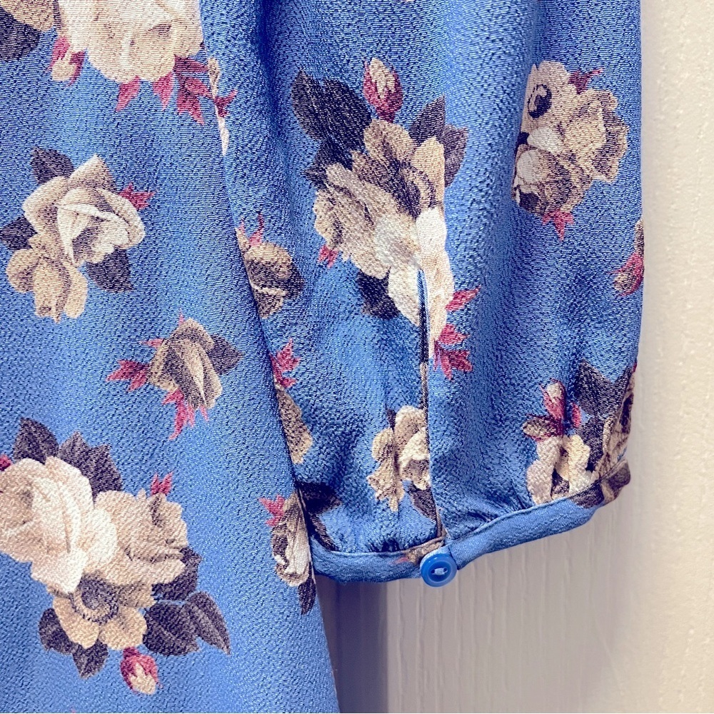 Aritzia Sunday Best Grayson V-neck Floral Mini Dress- Size 6 - Picture 6 of 11